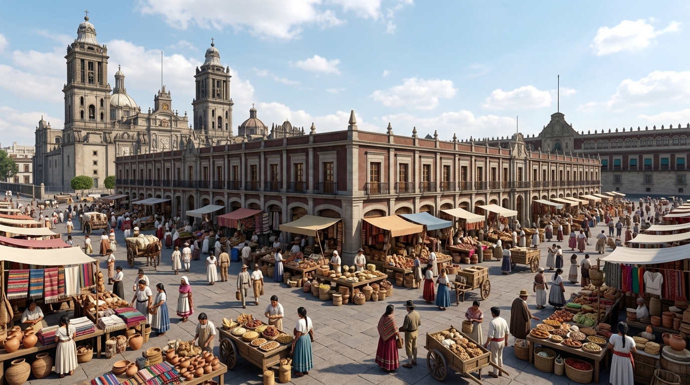 El Parián del Zócalo: el mercado de la Nao de China